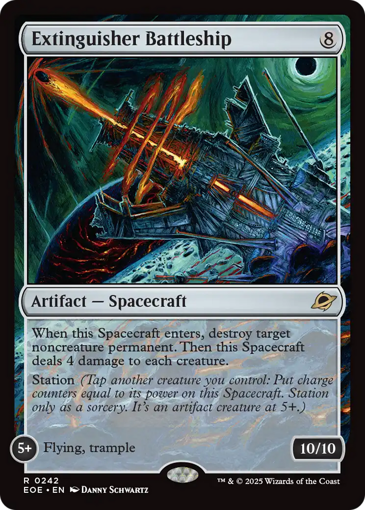 Extinguisher Battleship [Edge of Eternities] | Cards and Coasters CA