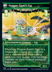 The Dragon-Kami Reborn // Dragon-Kami's Egg (Showcase Soft Glow) [Kamigawa: Neon Dynasty] | Cards and Coasters CA