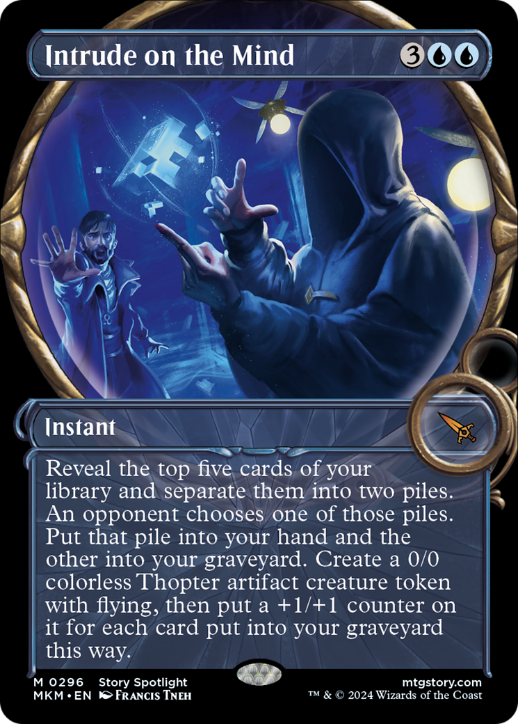 Intrude on the Mind (Showcase) [Murders at Karlov Manor] | Cards and Coasters CA