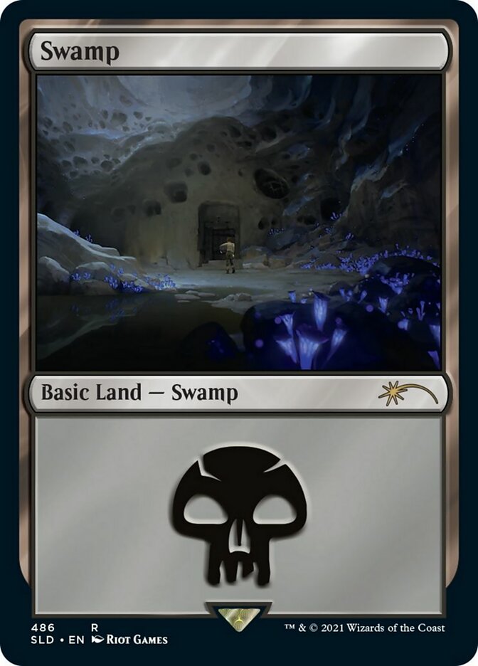 Swamp (486) [Secret Lair Drop Series] | Cards and Coasters CA