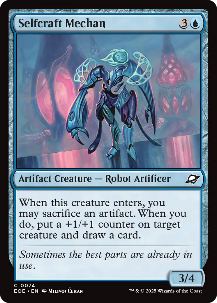 Selfcraft Mechan [Edge of Eternities] | Cards and Coasters CA