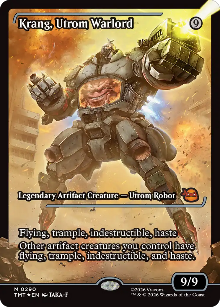Krang, Utrom Warlord (Showcase) [Teenage Mutant Ninja Turtles] | Cards and Coasters CA
