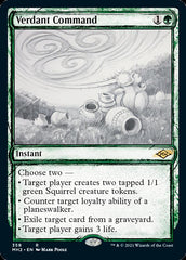 Verdant Command (Sketch) [Modern Horizons 2] | Cards and Coasters CA