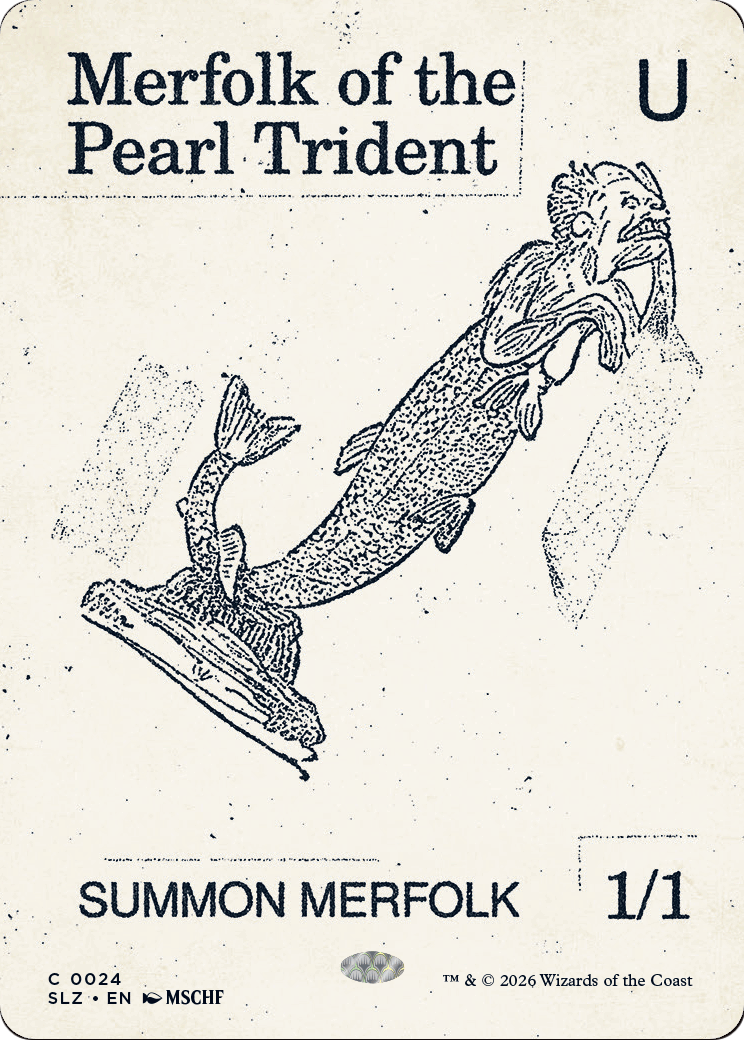 Merfolk of the Pearl Trident (0024) [Secret Lair x MSCHF: The Zeta Set] | Cards and Coasters CA