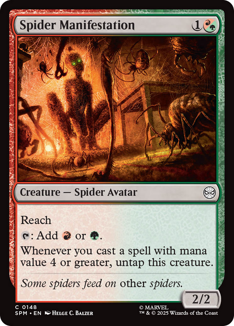 Spider Manifestation [Marvel's Spider-Man] | Cards and Coasters CA