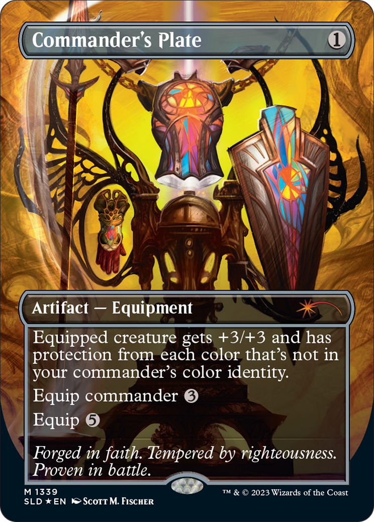 Commander's Plate [Secret Lair Drop Series] | Cards and Coasters CA