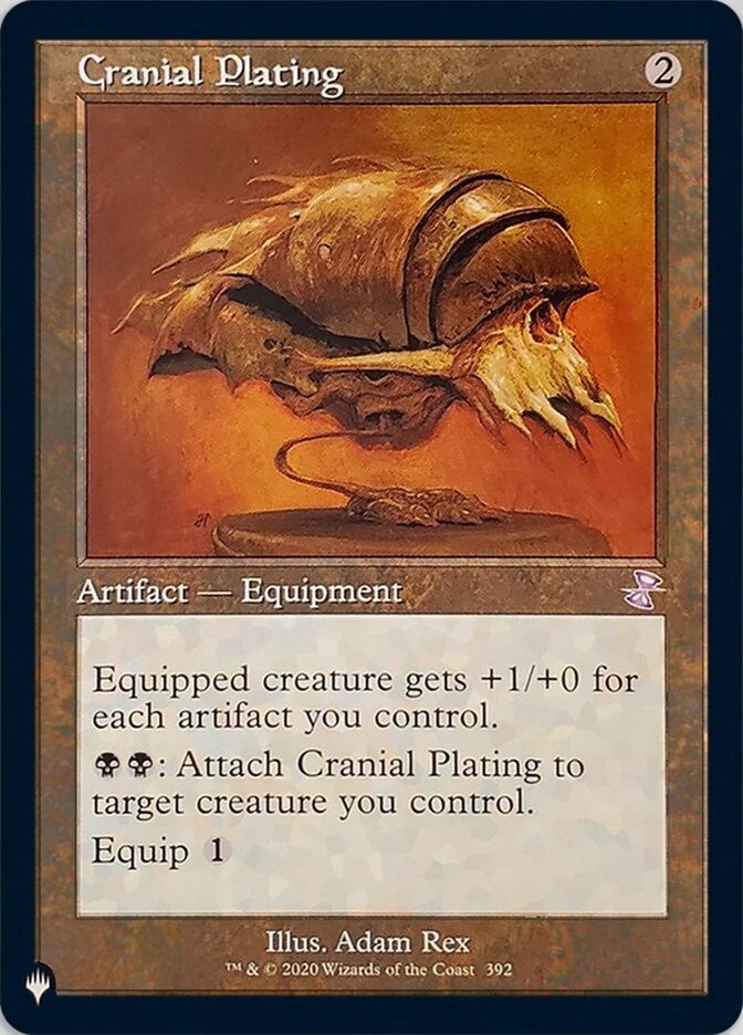 Cranial Plating [The List] | Cards and Coasters CA