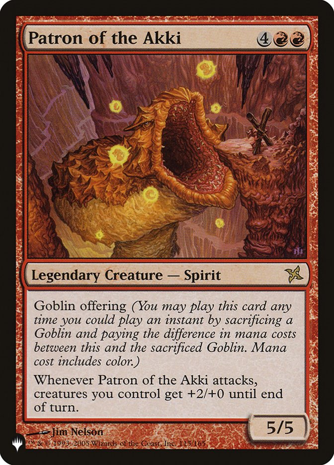 Patron of the Akki [The List] | Cards and Coasters CA