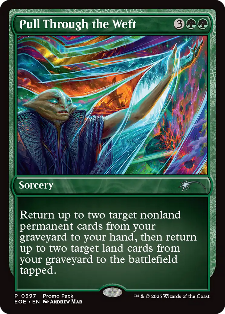 Pull Through the Weft [Edge of Eternities Promo Pack] | Cards and Coasters CA