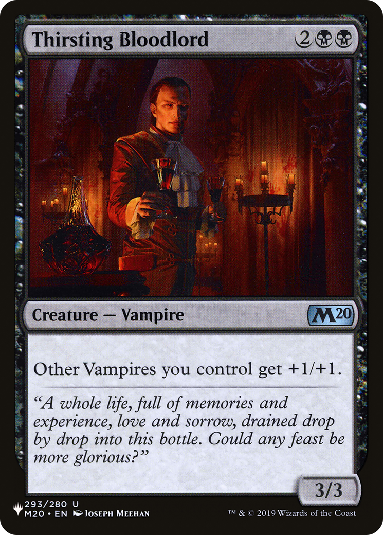 Thirsting Bloodlord [The List Reprints] | Cards and Coasters CA