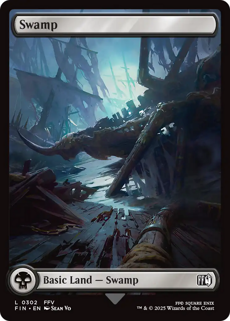 Swamp (0302) [FINAL FANTASY] | Cards and Coasters CA