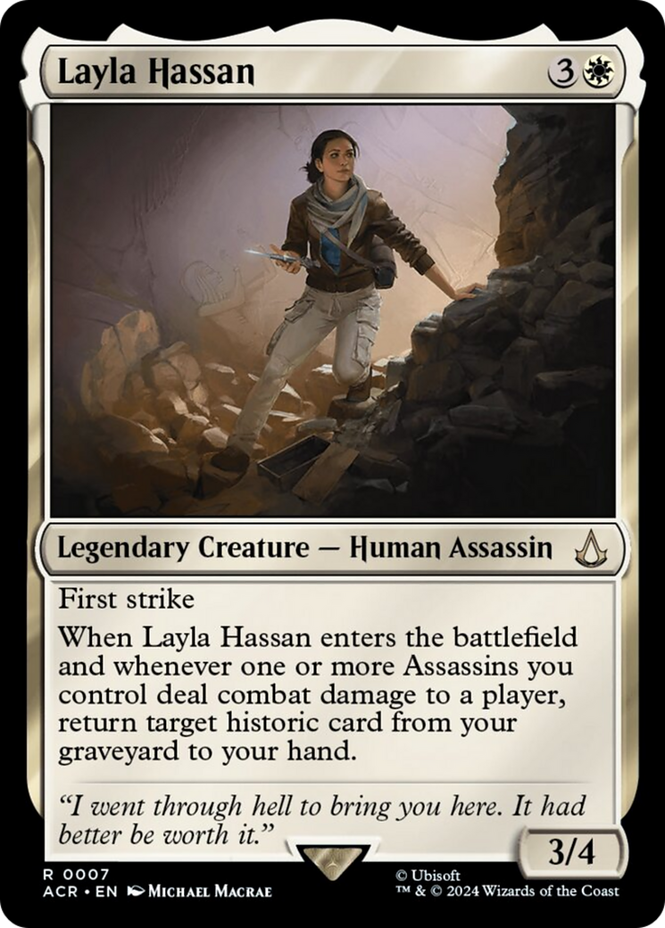 Layla Hassan [Assassin's Creed] | Cards and Coasters CA