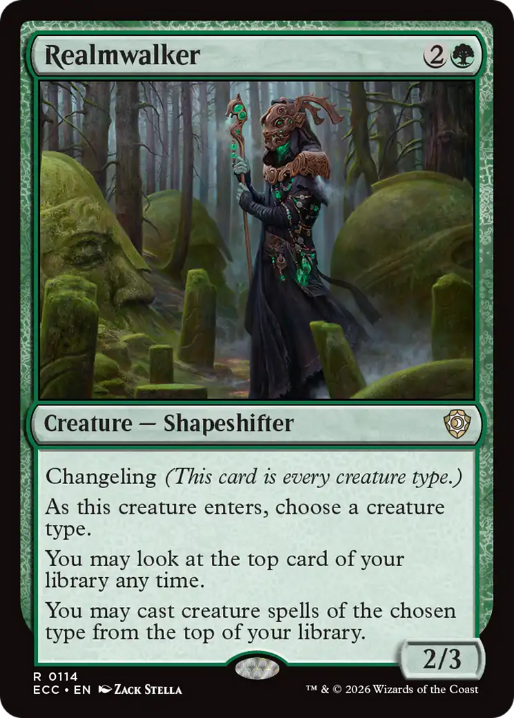 Realmwalker [Lorwyn Eclipsed Commander] | Cards and Coasters CA