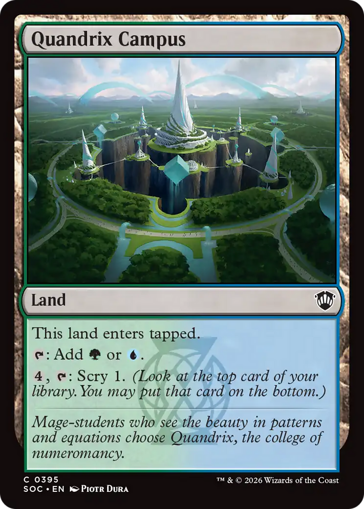 Quandrix Campus [Secrets of Strixhaven Commander] | Cards and Coasters CA
