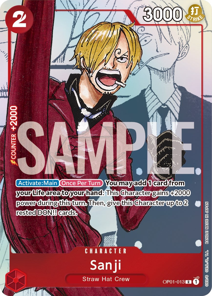 Sanji (Alternate Art) [One Piece Promotion Cards] | Cards and Coasters CA