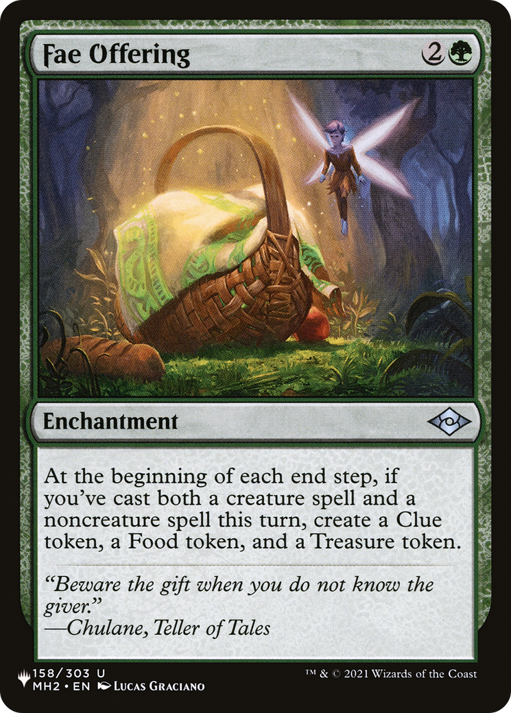 Fae Offering [The List] | Cards and Coasters CA