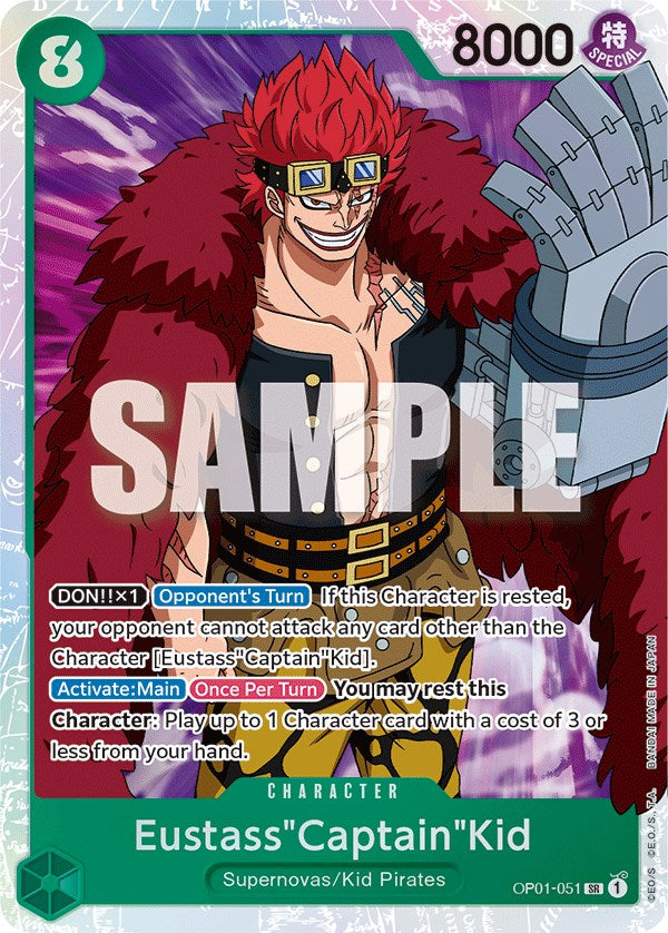 Eustass"Captain"Kid [Romance Dawn] | Cards and Coasters CA