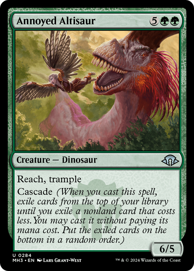 Annoyed Altisaur [Modern Horizons 3] | Cards and Coasters CA