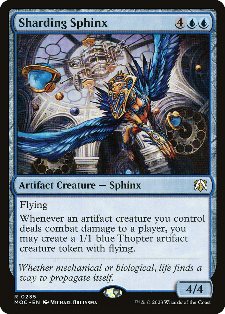 Sharding Sphinx [March of the Machine Commander] | Cards and Coasters CA