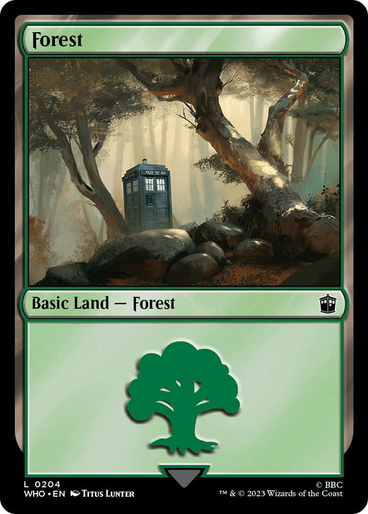 Forest (0204) [Doctor Who] | Cards and Coasters CA