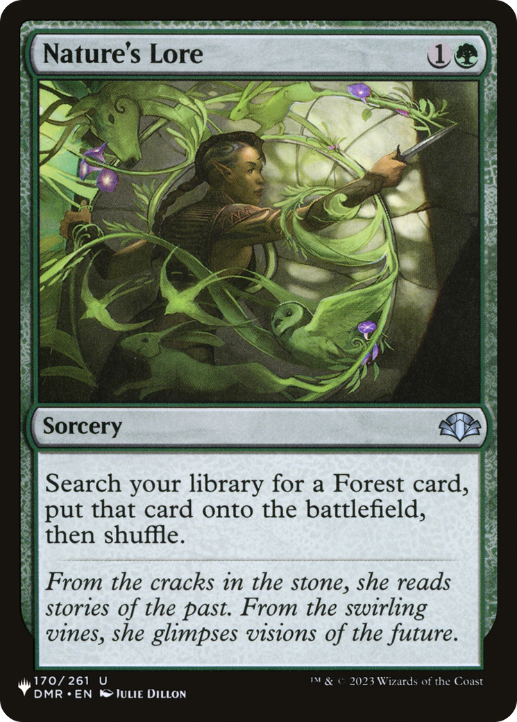 Nature's Lore (DMR) [The List] | Cards and Coasters CA