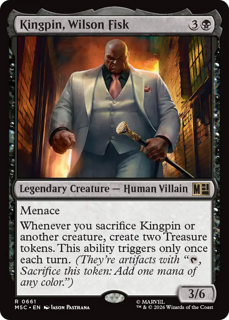 Kingpin, Wilson Fisk [Marvel Super Heroes Commander] | Cards and Coasters CA