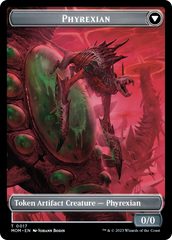 Incubator // Phyrexian (17) Double-Sided Token [March of the Machine Tokens] | Cards and Coasters CA