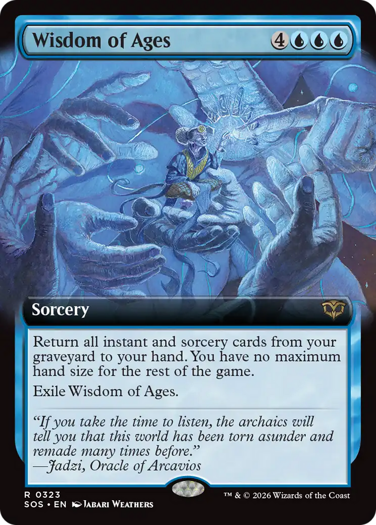 Wisdom of Ages (Extended Art) [Secrets of Strixhaven] | Cards and Coasters CA