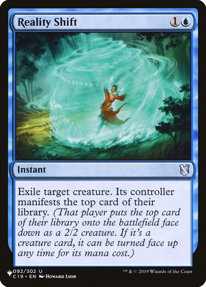 Reality Shift [The List] | Cards and Coasters CA