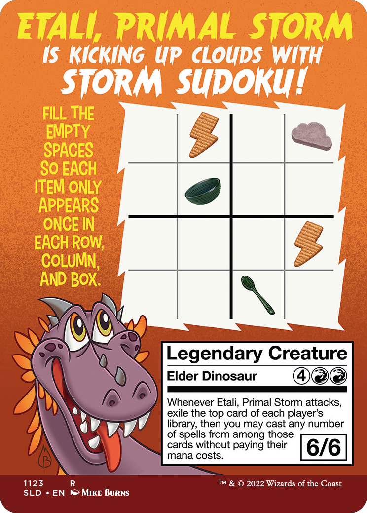 Etali, Primal Storm (Borderless) [Secret Lair Drop Series] | Cards and Coasters CA