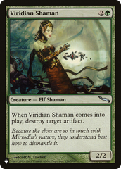 Viridian Shaman [The List Reprints] | Cards and Coasters CA