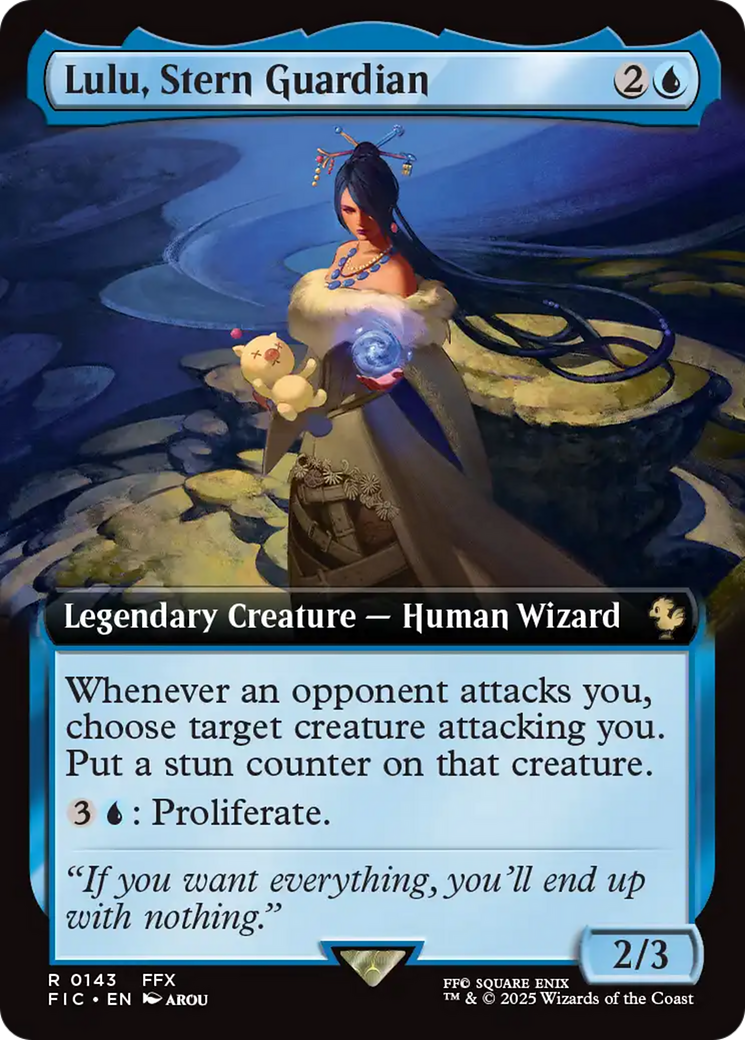 Lulu, Stern Guardian (Extended Art) [FINAL FANTASY Commander] | Cards and Coasters CA