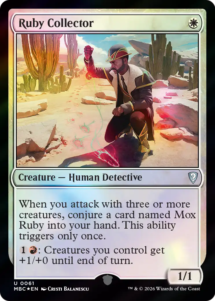 Ruby Collector [Mystery Booster: Commander Edition] | Cards and Coasters CA