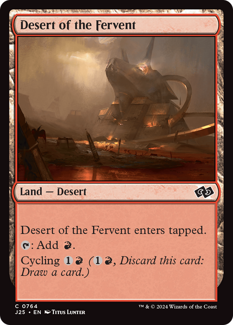 Desert of the Fervent [Foundations Jumpstart] | Cards and Coasters CA