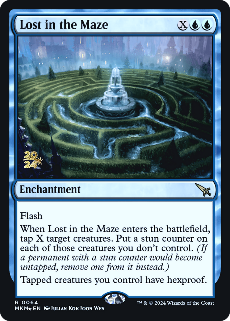 Lost in the Maze [Murders at Karlov Manor Prerelease Promos] | Cards and Coasters CA