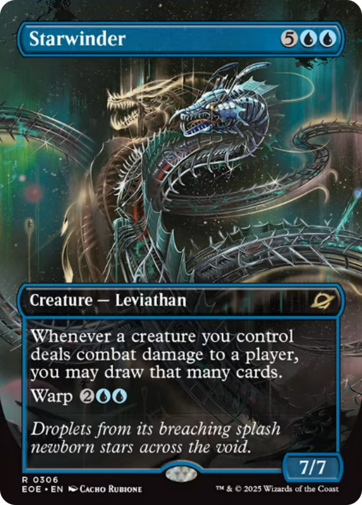 Starwinder (0306) (Borderless) [Edge of Eternities] | Cards and Coasters CA