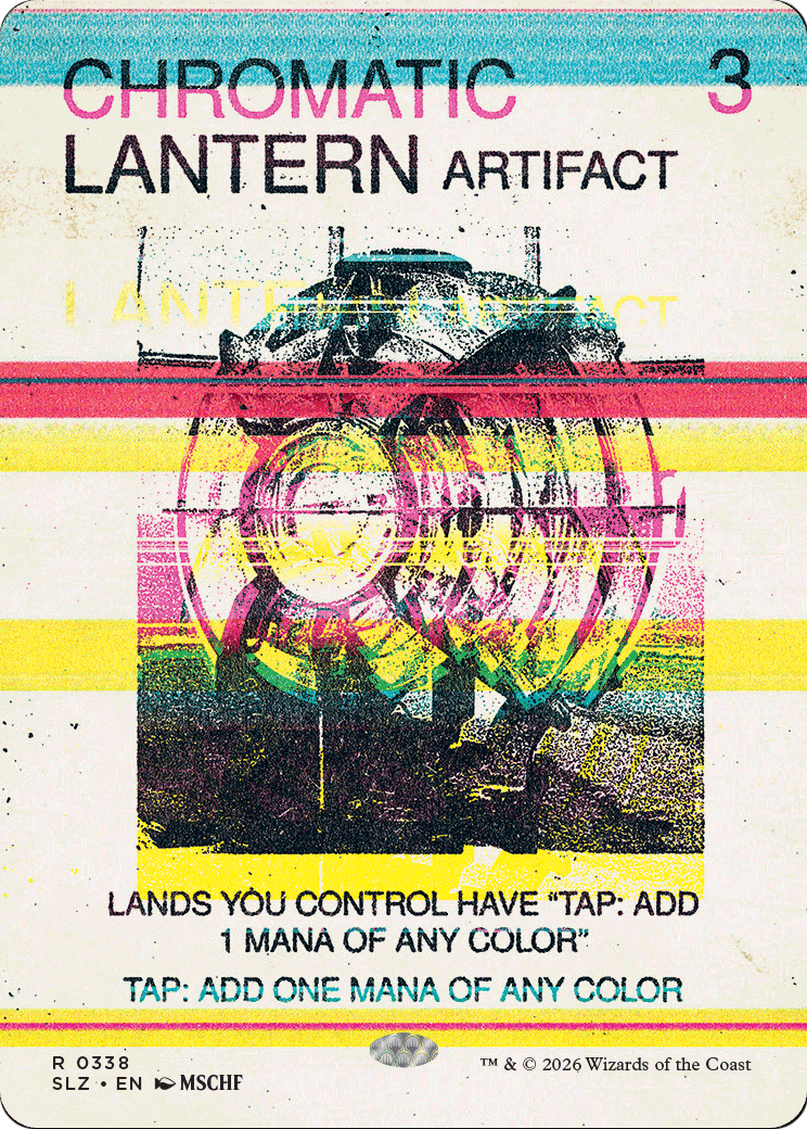 Chromatic Lantern (0338) [Secret Lair x MSCHF: The Zeta Set] | Cards and Coasters CA