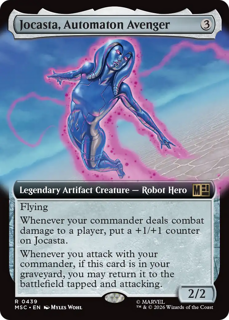 Jocasta, Automaton Avenger (Extended Art) [Marvel Super Heroes Commander] | Cards and Coasters CA