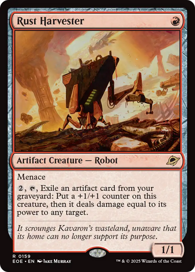 Rust Harvester [Edge of Eternities] | Cards and Coasters CA