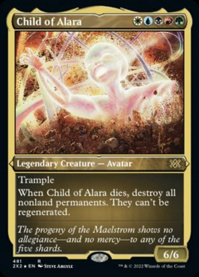 Child of Alara (Foil Etched) [Double Masters 2022] | Cards and Coasters CA