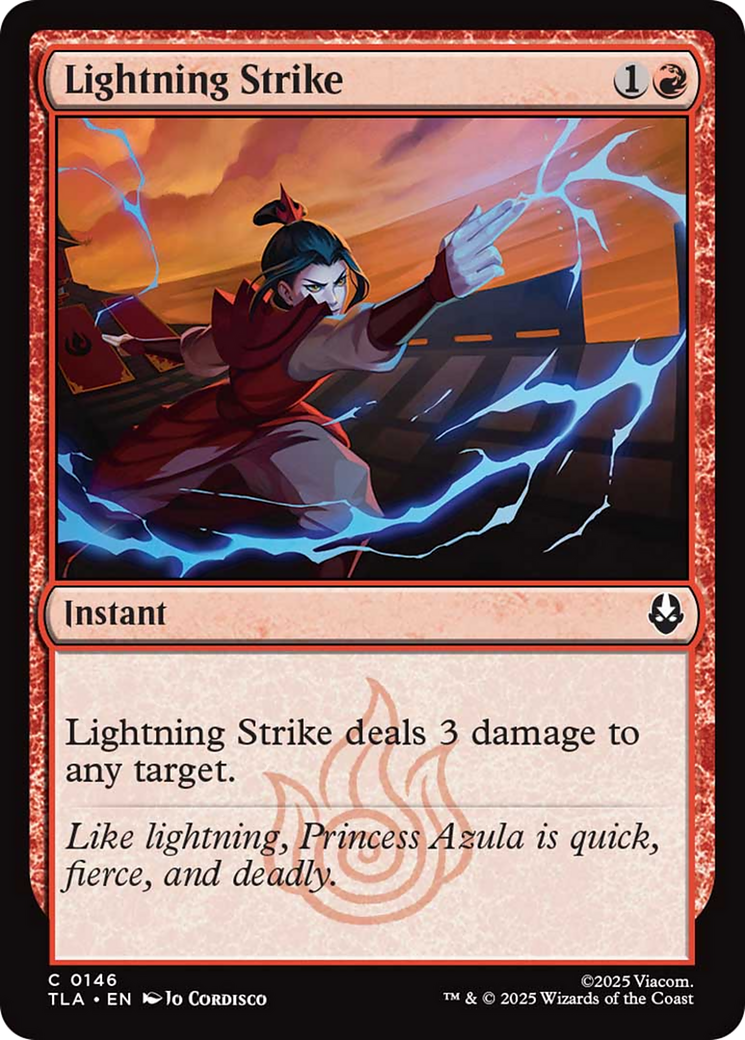 Lightning Strike [Avatar: The Last Airbender] | Cards and Coasters CA