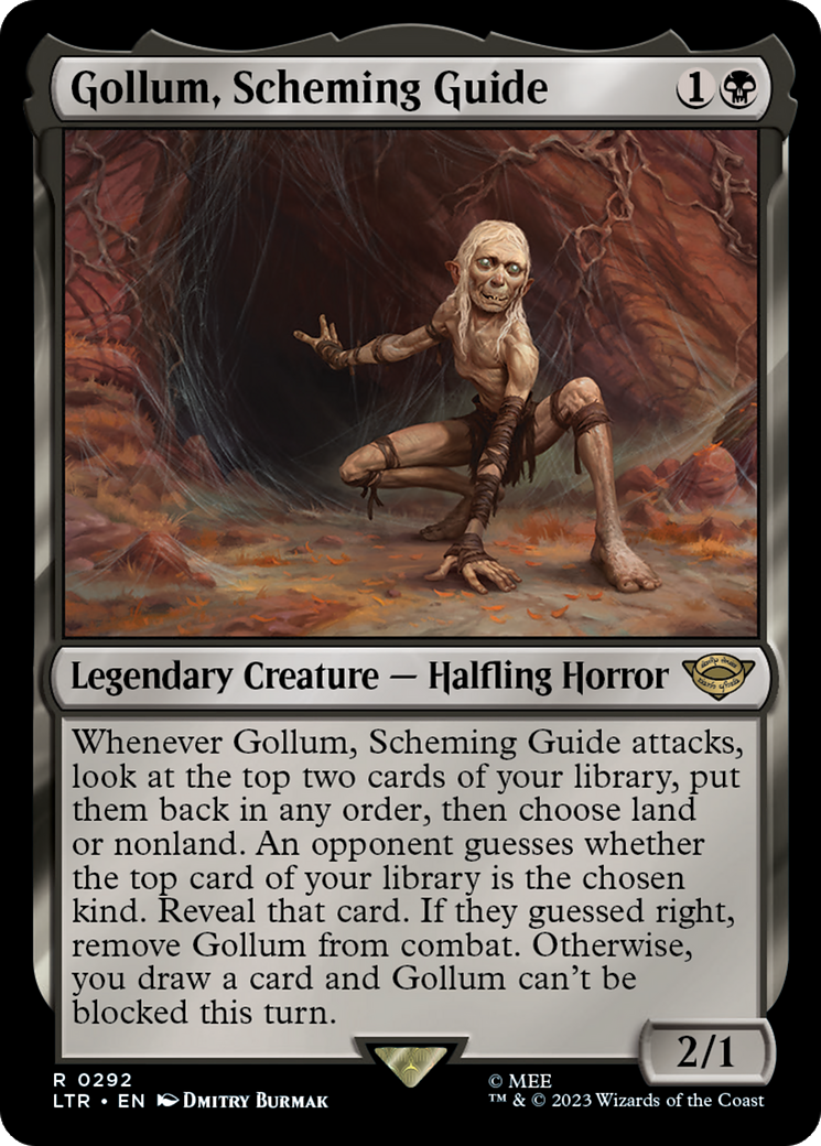 Gollum, Scheming Guide [The Lord of the Rings: Tales of Middle-Earth] | Cards and Coasters CA