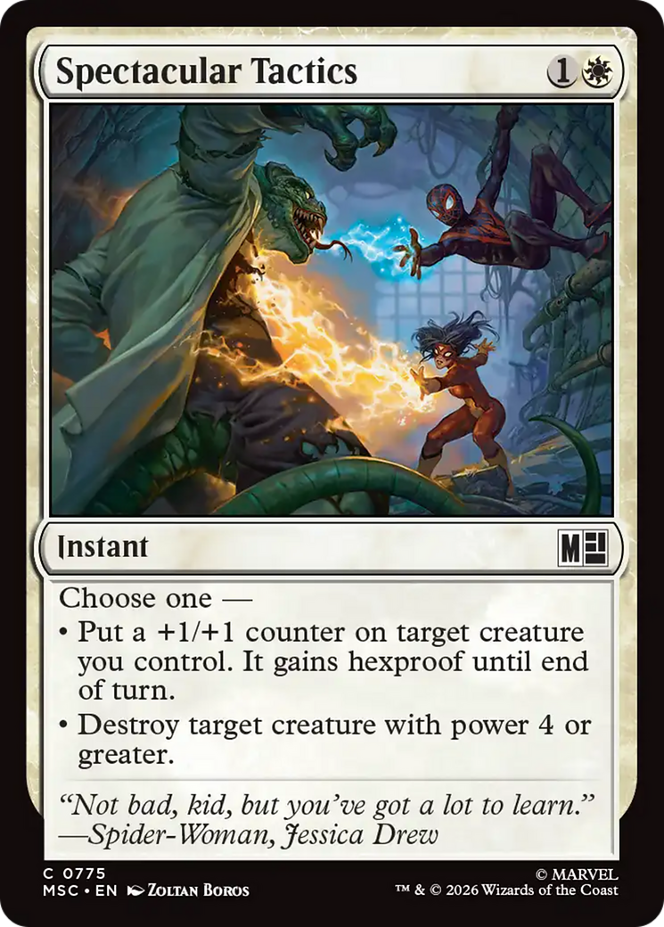 Spectacular Tactics [Marvel Super Heroes Commander] | Cards and Coasters CA