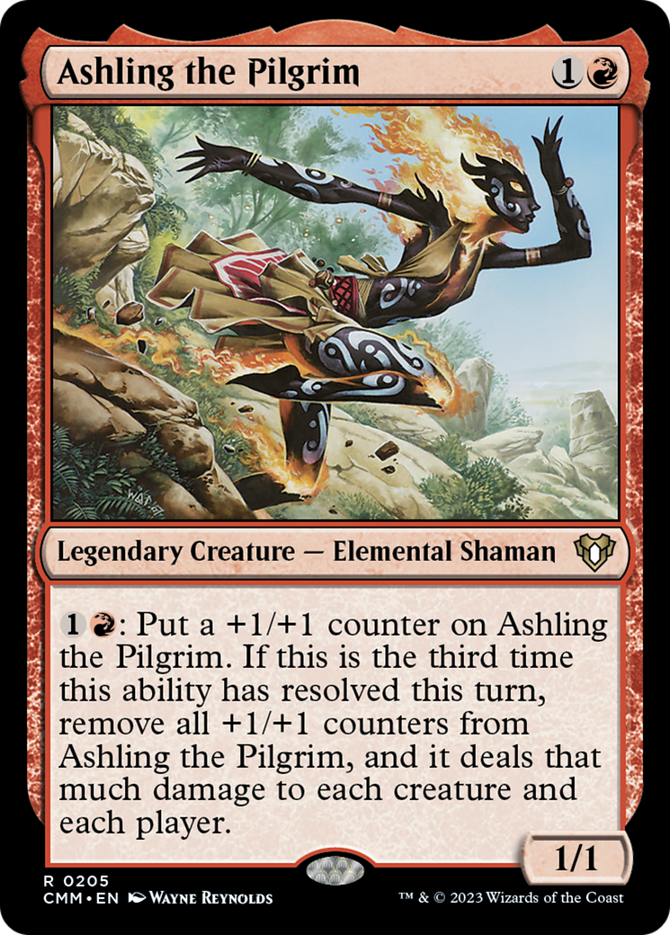 Ashling the Pilgrim [Commander Masters] | Cards and Coasters CA