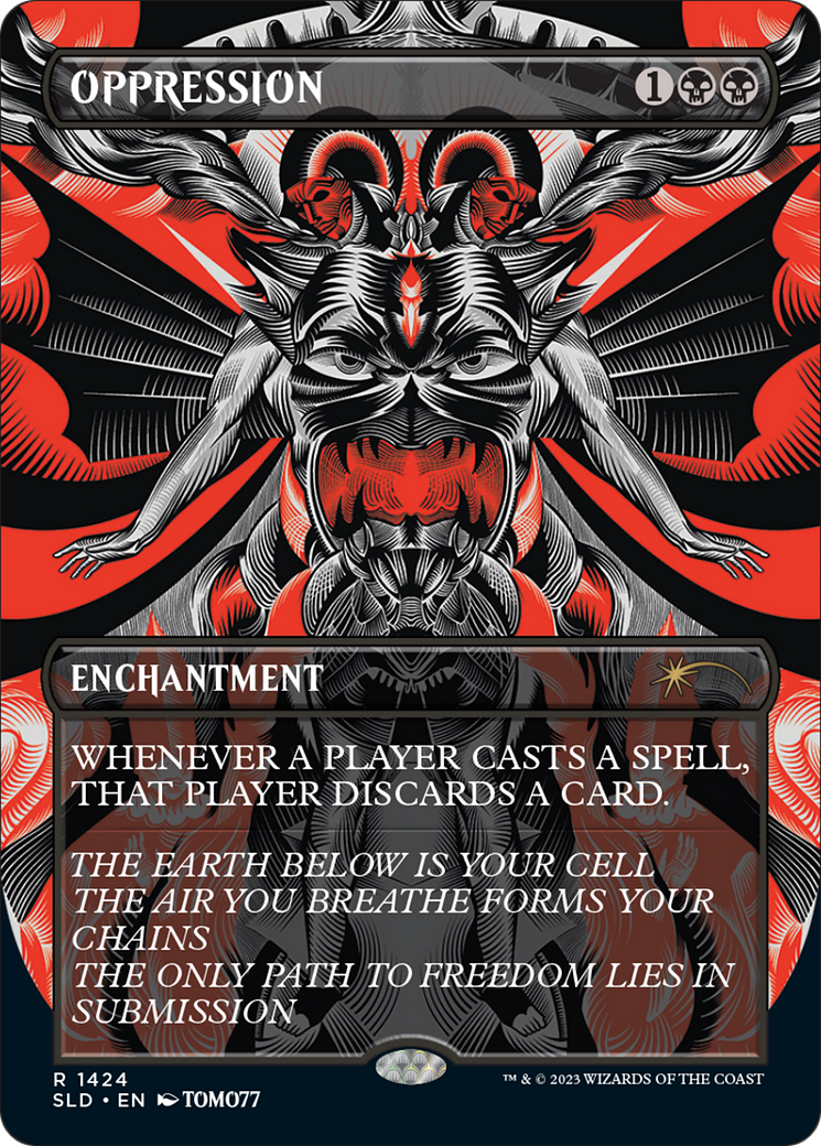 Oppression [Secret Lair Drop Series] | Cards and Coasters CA