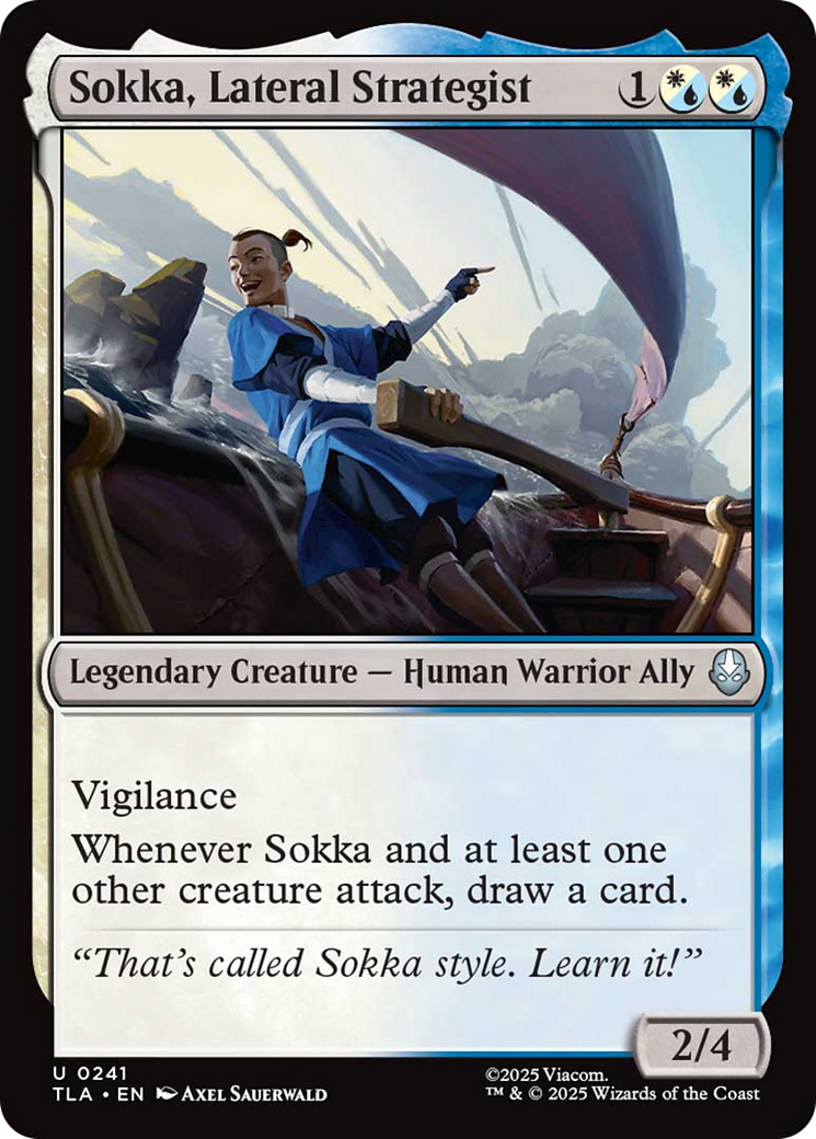 Sokka, Lateral Strategist [Avatar: The Last Airbender] | Cards and Coasters CA