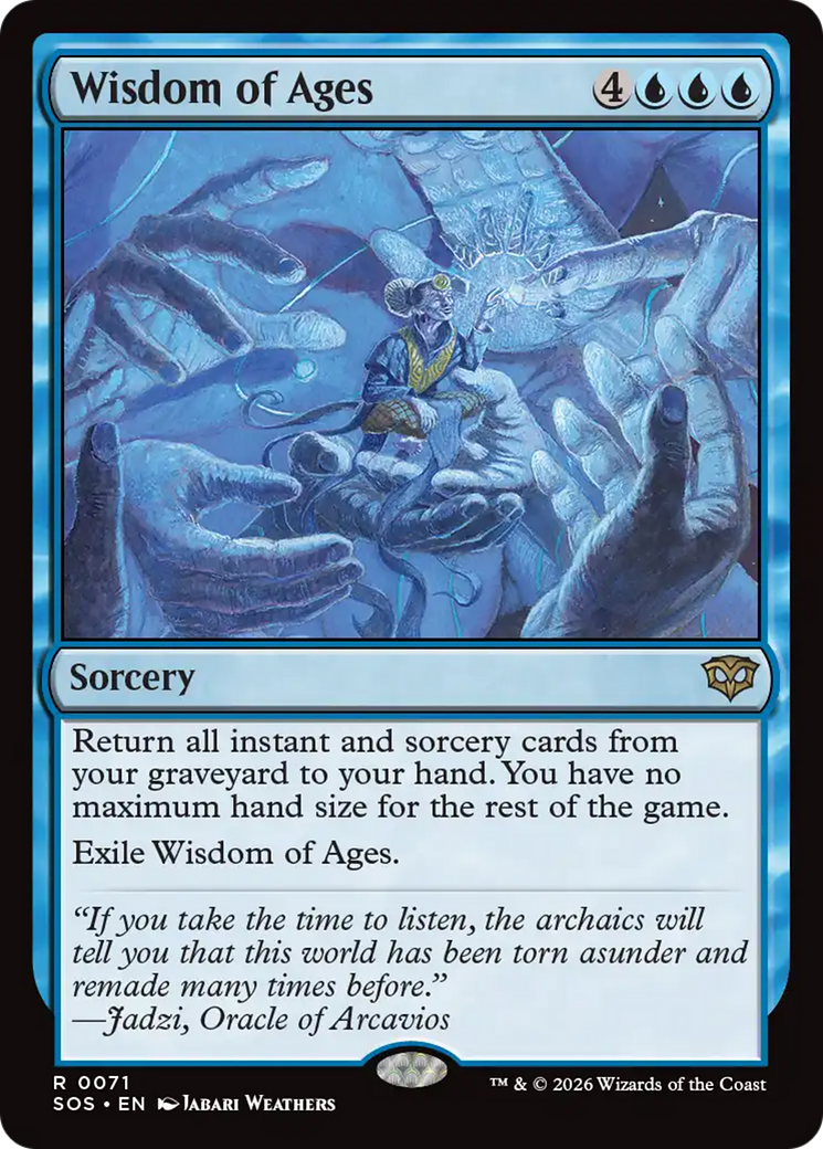 Wisdom of Ages [Secrets of Strixhaven] | Cards and Coasters CA