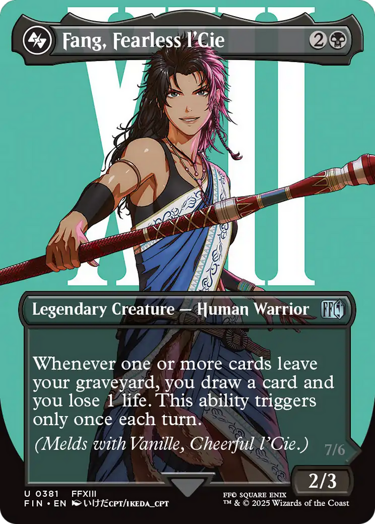 Fang, Fearless l'Cie (Borderless) [FINAL FANTASY] | Cards and Coasters CA