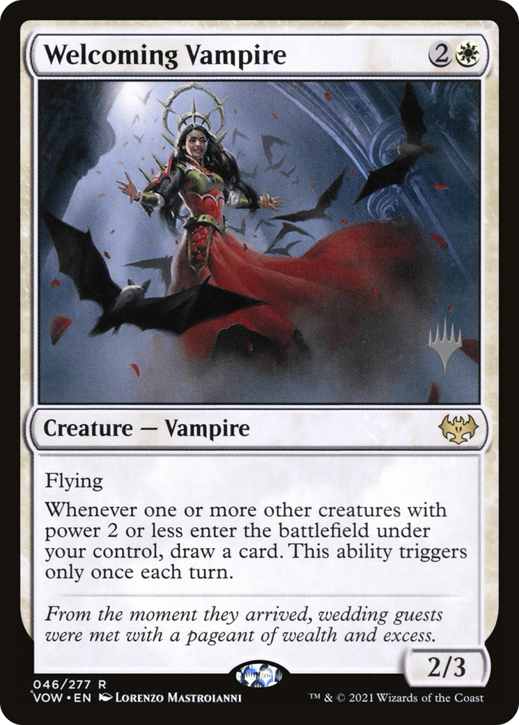 Welcoming Vampire (Promo Pack) [The Brothers' War Promos] | Cards and Coasters CA