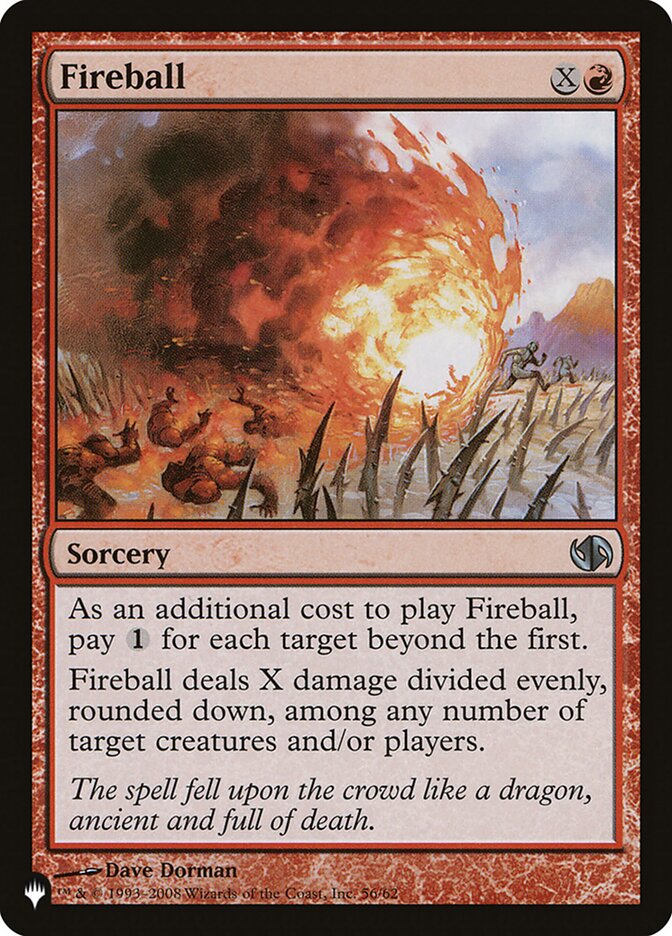 Fireball [The List] | Cards and Coasters CA
